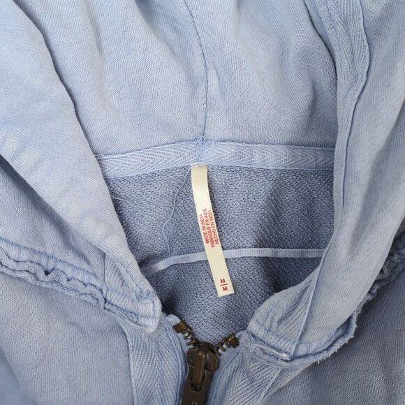 Free People Oversized Ribbed Sweatshirt Top Balloon Sleeve Slouchy M New 283628 - Picture 7 of 9